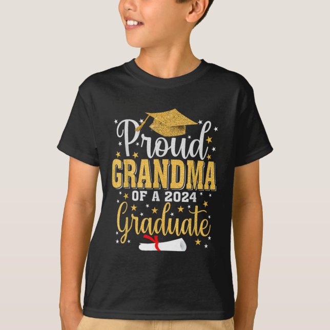 Camiseta Abuela De Graduada Familiar En 2024 3 (Anverso)