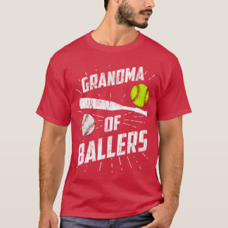 Camiseta Abuela de jugadores divertido béisbol softball Mad