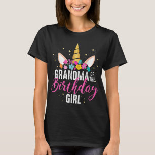 Camiseta Abuela De La Abuela De La Chica De Cumpleaños Rega
