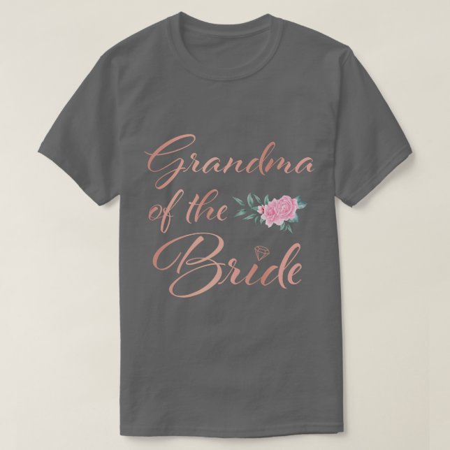 Camiseta Abuela de la abuela de la novia (Diseño del anverso)