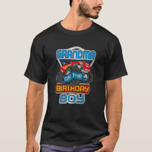 Camiseta Abuela De La Abuela Del Camión Monstruo De Cumplea