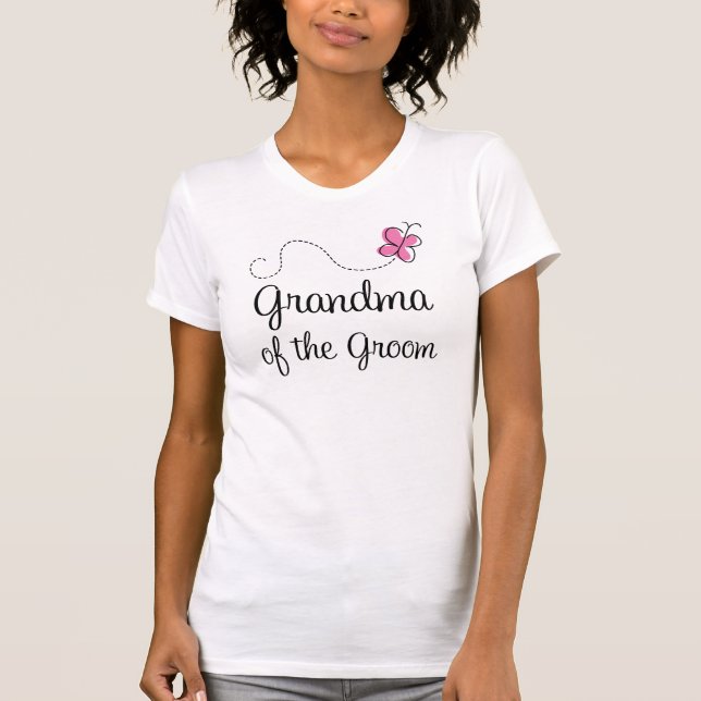 Camiseta Abuela de la bolsa de tote de Groom (Anverso)