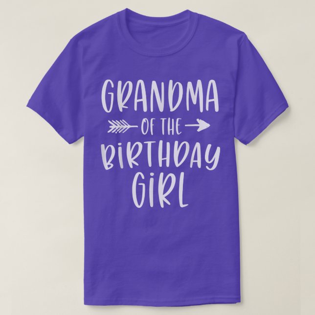 Camiseta Abuela de la Chica de cumpleaños Mimi y su nieta  (Diseño del anverso)
