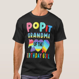 Camiseta Abuela De La Chica De Cumpleaños Pon A Unicornio N