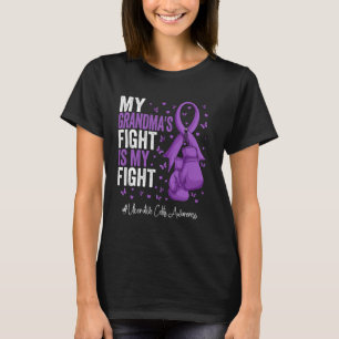 Camiseta Abuela de la Cinta Púrpura Colitis Ulcerada Consci
