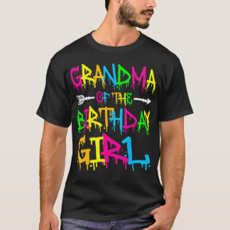 Camiseta Abuela De La Cumpleañera Retro Años 80