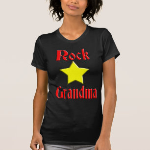 Camiseta Abuela de la estrella del rock para los colores