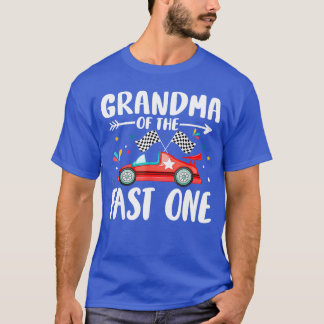 Camiseta Abuela De La Familia De La Primera Carrera De Un A