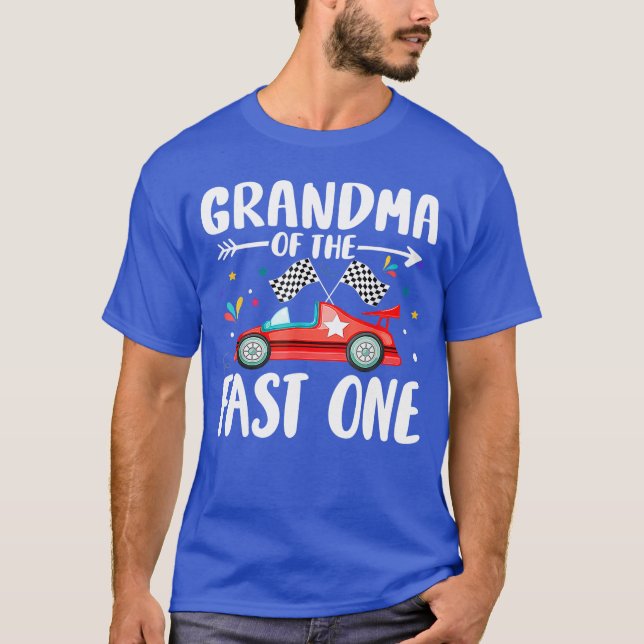Camiseta Abuela De La Familia De La Primera Carrera De Un A (Anverso)