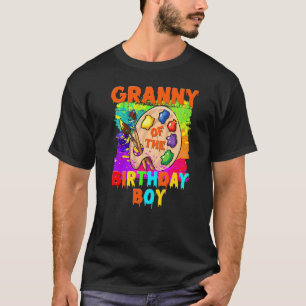 Camiseta Abuela De La Familia Pintadora De Cumpleaños B Day