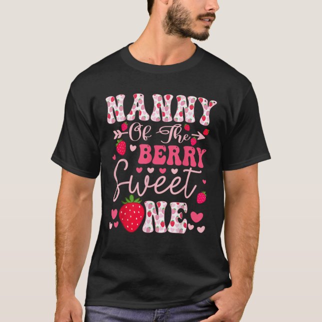 Camiseta Abuela De La Fresa Dulce Cumpleaños 1 (Anverso)