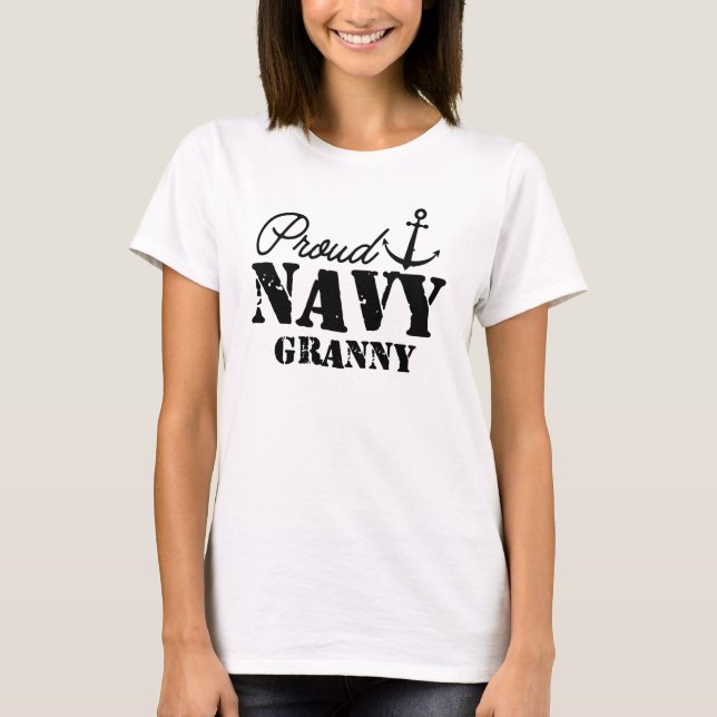 Camiseta Abuela de la Marina - Orgullosa Abuela de la Marin (Anverso)