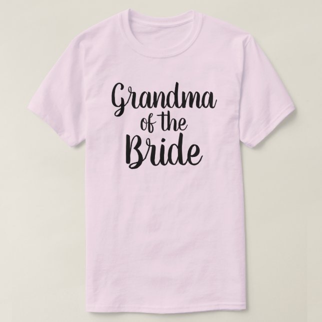 Camiseta Abuela de la novia (Diseño del anverso)