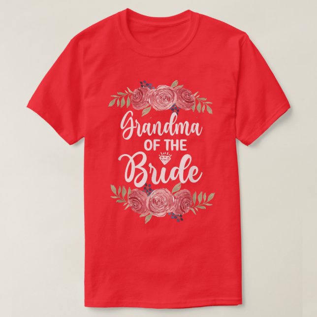 Camiseta Abuela de la novia, despedida de soltera, boda, fi (Diseño del anverso)