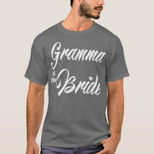 Camiseta Abuela de la novia fiesta de boda divertida Brida 