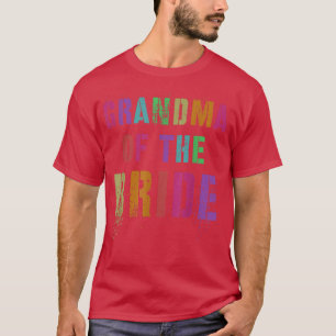 Camiseta ABUELA DE LA NOVIA Grupo de Boda Abuela Familia Fr