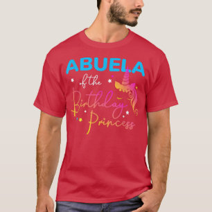 Camiseta Abuela de la princesa cumpleaños Bday Unicorn Gran