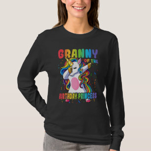 Camiseta Abuela De La Princesa De Cumpleaños Dabbing Unicor