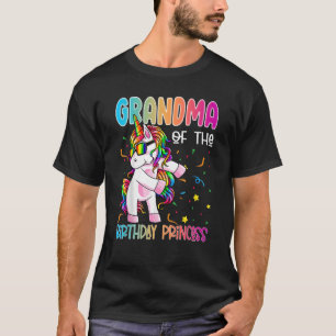 Camiseta Abuela de la princesa nacida que filtra Unicornio
