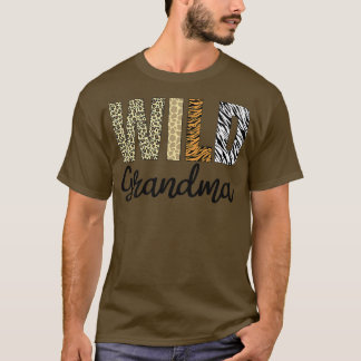 Camiseta Abuela de la salvaje jungla Safari de cumpleaños d