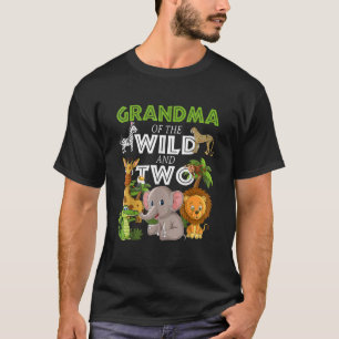 Camiseta Abuela De La Selva Safari De Los Dos Zoológicos