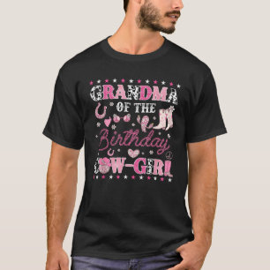 Camiseta Abuela de La Vaquera de Cumpleaños Disco Rodeo Oes