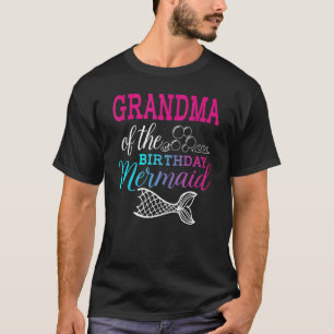 Camiseta Abuela De Las Madres De Cumpleaños De La Sirena D
