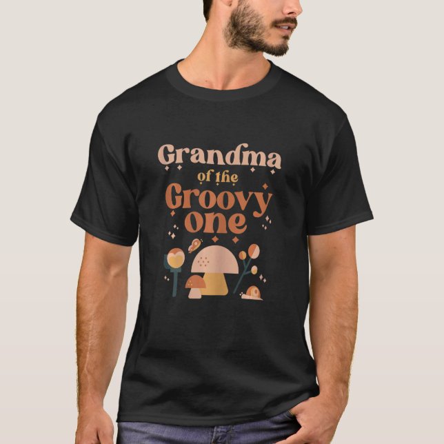 Camiseta Abuela De Las Mujeres De Los Groovy Un Boho Primer (Anverso)