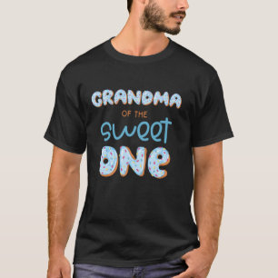 Camiseta Abuela de los dulces, un niño donut, primer cumple