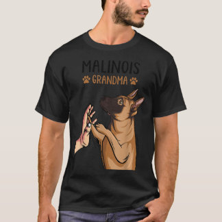 Camiseta Abuela de Malinois Pastor Belga Dueño de Perros