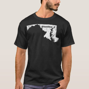 Camiseta Abuela de Maryland Abuela Regalo de equitación occ