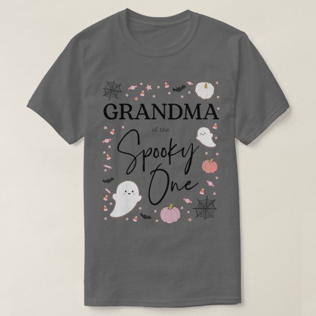 Camiseta Abuela de mujer de espeluznante primer nacimiento  (Diseño del anverso)