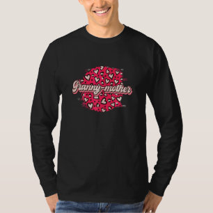 Camiseta Abuela de mujer para mujeres rosa leopardo mamá L