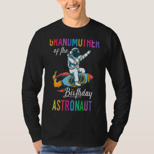 Camiseta Abuela De Nacimiento Astronauta Space Bday P