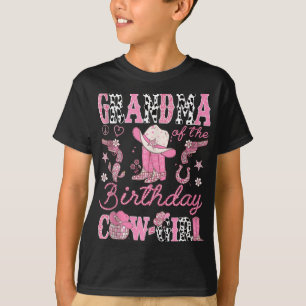 Camiseta Abuela De Nacimiento chica De Vaca Rosa Oeste De R