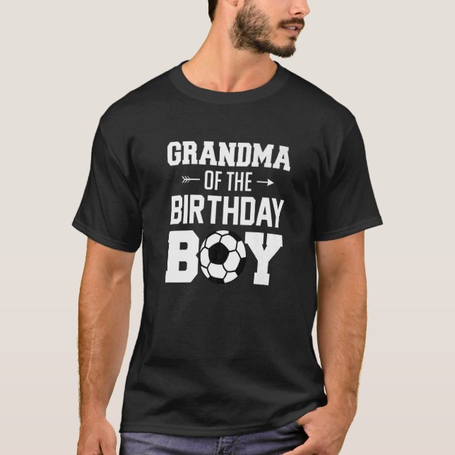 Camiseta Abuela De Nacimiento Muchacho De Fútbol (Anverso)