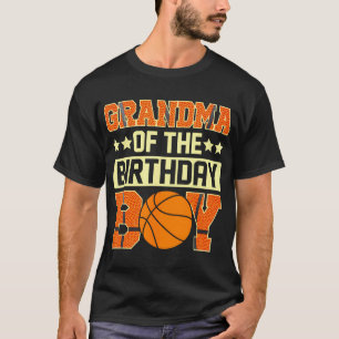 Camiseta Abuela De Nacimiento Niño Baller De Baloncesto