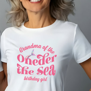 Camiseta Abuela de Oneder La Sirena del mar cumpleañera