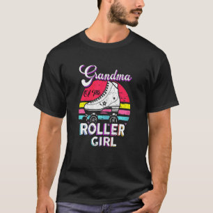 Camiseta Abuela de patinaje sobre ruedas retro de cumpleaño