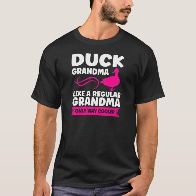 Camiseta Abuela De Pato Como Un Pato De Abuela (Anverso)
