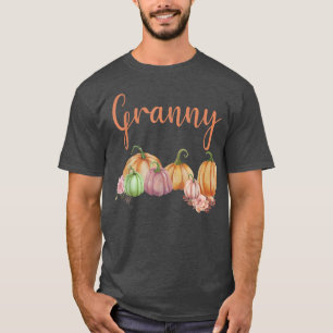 Camiseta Abuela De Pequeña Calabaza Primer Cumpleaños Otoño