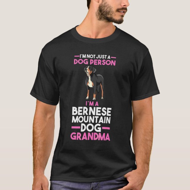Camiseta Abuela de perro Bernese Mountain Abuela (Anverso)