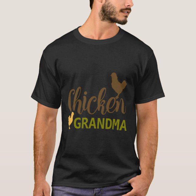 Camiseta Abuela de pollo (Anverso)