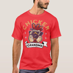 Camiseta Abuela de pollo para mujeres - gallo de agricultor
