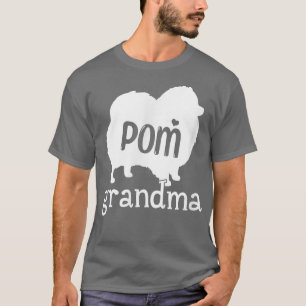 Camiseta Abuela de Pomerania obsequia a perro de Pomerania