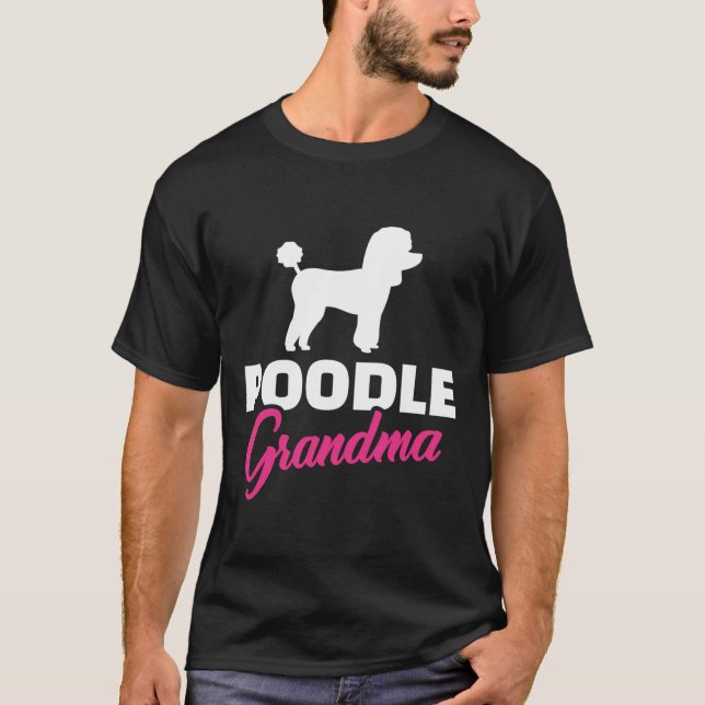 Camiseta Abuela de Poodle (Anverso)