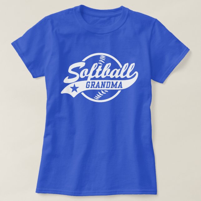 Camiseta Abuela de Softball (Diseño del anverso)