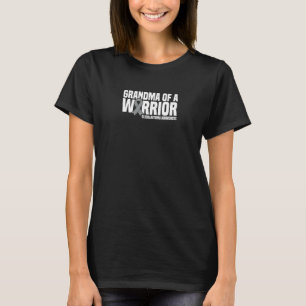 Camiseta Abuela De Un Glioblastoma Gris Cinta Gris De Guerr