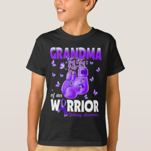 Camiseta Abuela De Un Glo De Boxeo De Epilepsia De Guerrero