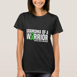 Camiseta Abuela De Un Guerrero Cinta Verde Ley De Salud Men